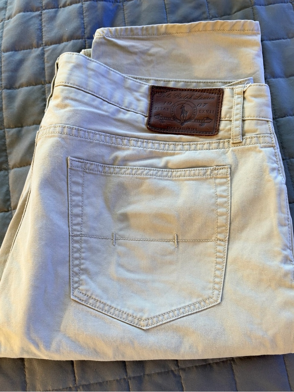 Polo by Ralph Lauren Men’s Beige khaki chino jean pants 35x32